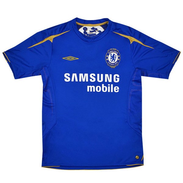 Camiseta Chelsea 1ª Retro 2005 2006 Azul